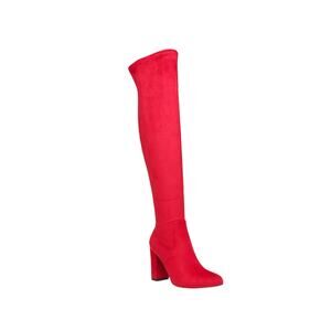 Wild Pair Women's Bravy Over The Knee Boots Red Size 5